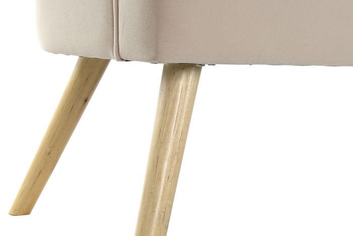 DECO MB-175711 CHAISE LONGUE PES BIRCH 129X72X79 BEIGE
