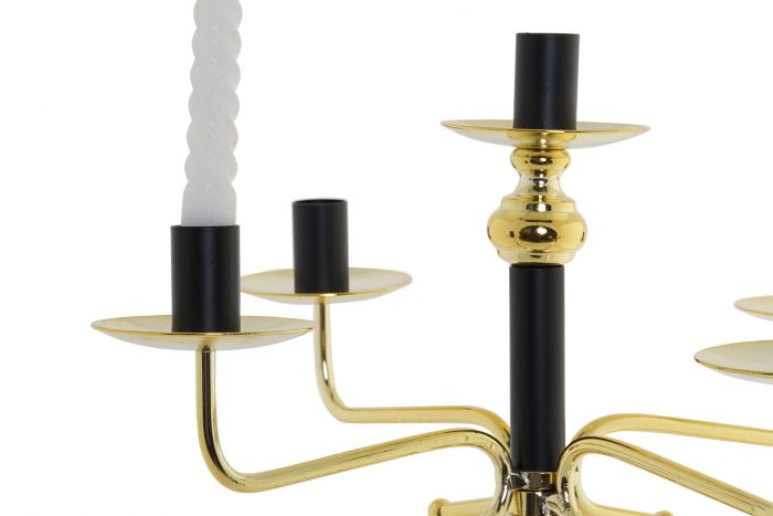 DECO PV-164439 CHANDELIER MÉTAL 38X38X58 38 BICOLOR DORÉ