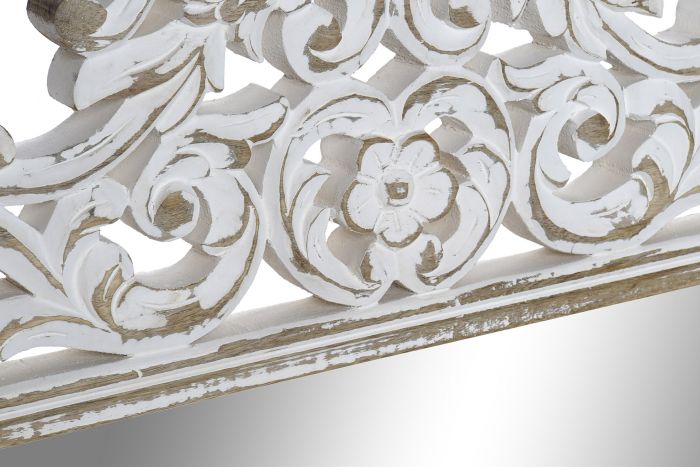 DECO ES-162266 MIROIR MANGO GLASS 69X2,5X112 DECAPE WHITE