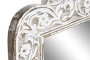 DECO ES-162266 MIROIR MANGO GLASS 69X2,5X112 DECAPE WHITE