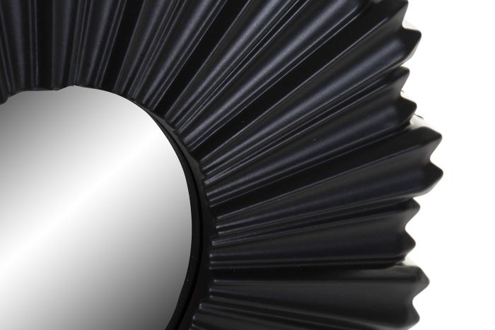 DECO ES-165934 MIROIR SET 3 PP GLASS 25X2X25 25 MATTE BLACK