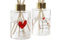 DECO VE-178552 FRAGANCE DIFFUSER GLASS 5,5X5,5X10 80 ML, 2 MOD.