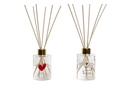 DECO VE-178552 FRAGANCE DIFFUSER GLASS 5,5X5,5X10 80 ML, 2 MOD.