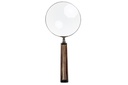 DECO DH-162480 LOUPE VERRE OS 10X2X23,5 MARRON