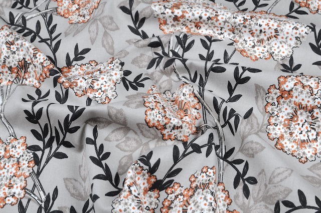 ST TISSU SCA910001 HORTENSIA SATIN 140 CM 100 %COTON NATUREL