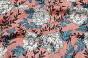 ST TISSU SCA910002 HORTENSIA SATIN 140 CM 100 %COTON TERRACOTTA