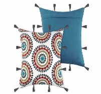 LL ST  C1B513001 OXANA COUSSIN 45X45 BLANC 100%CO PCB 6