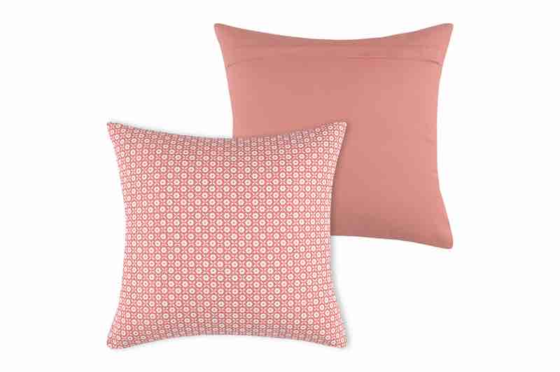 LL ST  C1B301001 ADELE COUSSIN 45X45 CORAIL 100%CO PCB 6