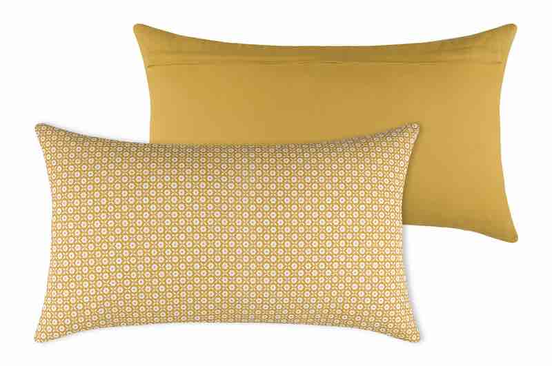 LL ST  C2B301003 ADELE COUSSIN 40X70 MOUTARDE 100%CO PCB 6