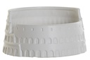 DECO LD-178032 VASE CERAMIQUE 20X20X10 COLISEE BLANC