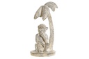 DECO RF-174980 FIGURE RESINE 15X12X29 SINGE DECAPAGE BLANC