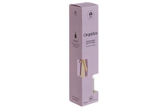 DECO DA-207396 PARFUM D'AMBIANCE MIKADO VERRE 4X4X20 50 ML, ORCHIDEE