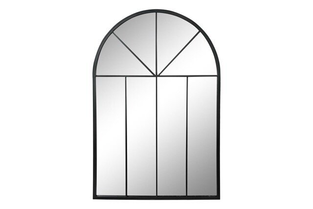 DECO ES-195701 MIROIR FER VERRE 60X2,5X90 FEN TRE NOIR