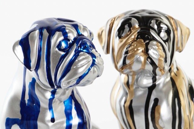 DECO FD-202537 FIGURE RESINE 19X11,5X18,5 BULLDOG 2 MOD.