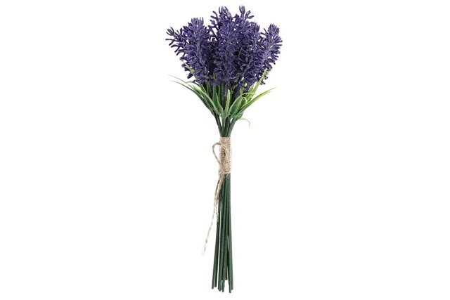 DECO JA-182812 BOUQUET PLASTIQUE METAL 10X10X26 LAVANDE LILAS