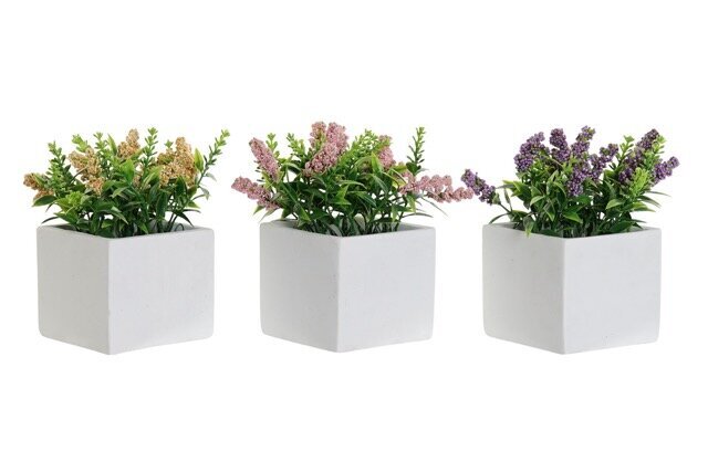 DECO JA-188738 PLANTE CIMENT PE 8,5X8,5X15 LAVANDE 3 MOD.