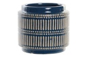 DECO JR-191349 VASE CERAMIQUE 12X12X11 AZUL MARINO