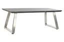 DECO MB-193560 TABLE CAFE MDF ACIER 120X60X44 NOIR
