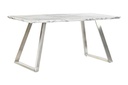 DECO MB-193562 TABLE MDF ACIER 160X90X76 BLANC