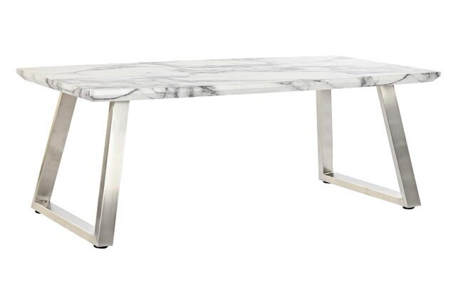 DECO MB-193563 TABLE CAFE MDF ACIER 120X60X44 BLANC