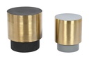 DECO MB-208622 TABLE AUXILIAIRE SET 2 METAL 35,5X35,5X40 PATINADO