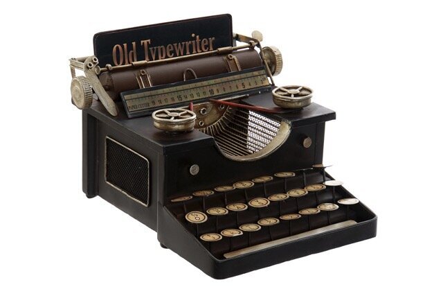 DECO MO-159295 FIGURE METAL 24X26X15 MACHINE NOIR