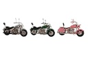 DECO MO-202929 VEHICULE DECORATION METAL 19X8X11,5 MOTO 3 MOD.