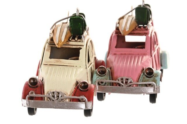 DECO MO-202937 VEHICULE DECORATION METAL 11X5X6,5 2 MOD.