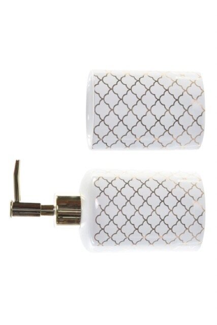 DECO PB-191014 TOILETTE SET 2 DOLOMITE ABS 8X7X17,5 7 DORE BLANC