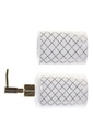DECO PB-191014 TOILETTE SET 2 DOLOMITE ABS 8X7X17,5 7 DORE BLANC