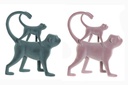 DECO RF-177502 FIGURE RESINE 22,5X8X27,5 SINGES FLOQUE 2 MOD.
