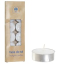 DECO VE-187617 BOUGIE SET 12 CIRE 3,7X3,7X1,4 12 GR. 3,5 HEURES