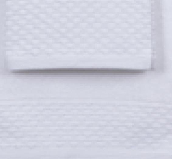 LL TL SERVIETTE LAVANDA 50x100 BLANC 100% COTON