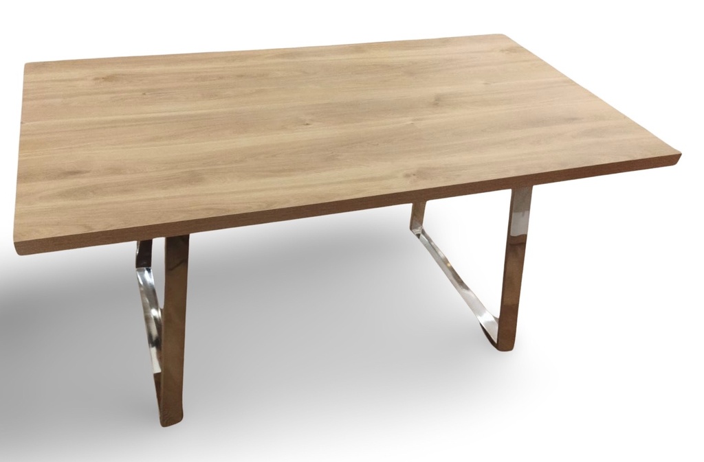 DECO MH TABLE A MANGER PIEDS INOX 160*90*76cm