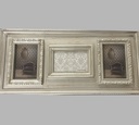 DECO MH CADRE ARGENTE MULTIPHOTO 55x25x2cm