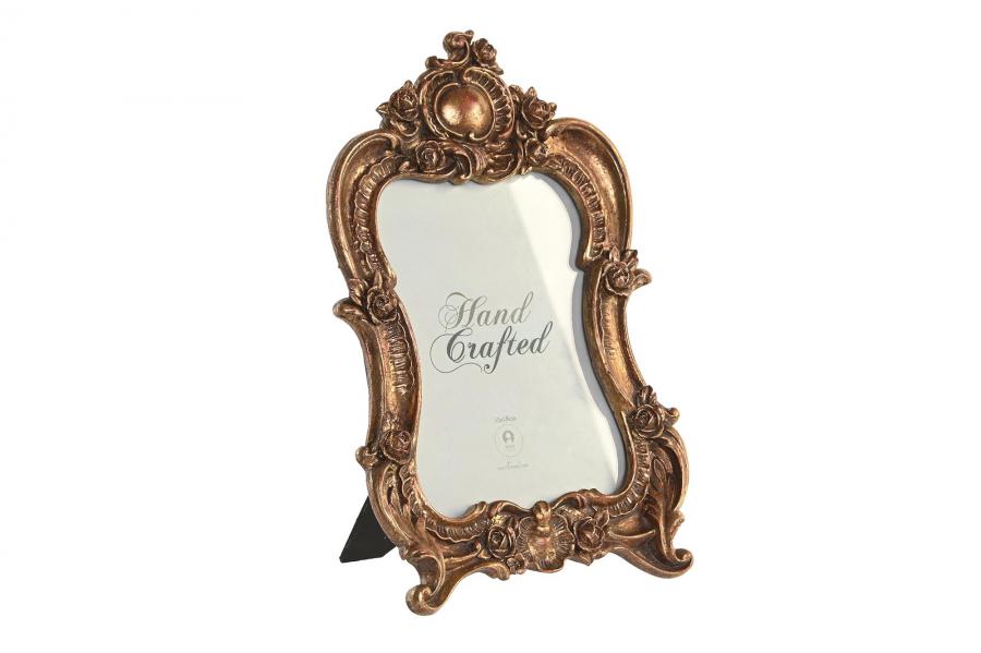 DECO MF-203722 CADRE PHOTO 13X18 RESINE 17,5X2X28 DORE