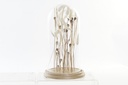 DECO FD-193637 DECORATION FLEUR SECHEE VERRE 18X18X32 APIS