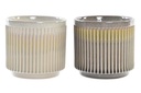DECO LD-188816 SUPPORT POT FLEURS GRES 16X16X15 2 MOD.