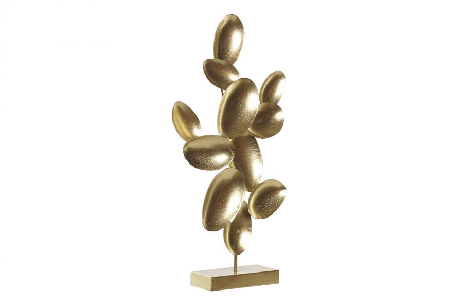 DECO DH-193485 DECORATION METAL 29,8X8,3X59,7 ABSTRAIT DORE