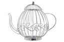 DECO PC-185173 CORBEILLE CHROMAGE 31X21X25 CAPSULES ARGENTE