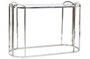 DECO MB-185285 CONSOLE METAL VERRE 115,5X36,5X78 ARGENTE