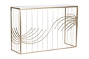DECO MB-208729 CONSOLE METAL MIROIR 120X40X80 DORE