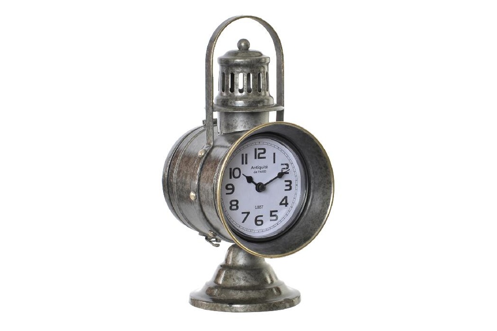 DECO RE-187315 HORLOGE POSER FER 13,3X18X28,5 13,3 CHANDELIER