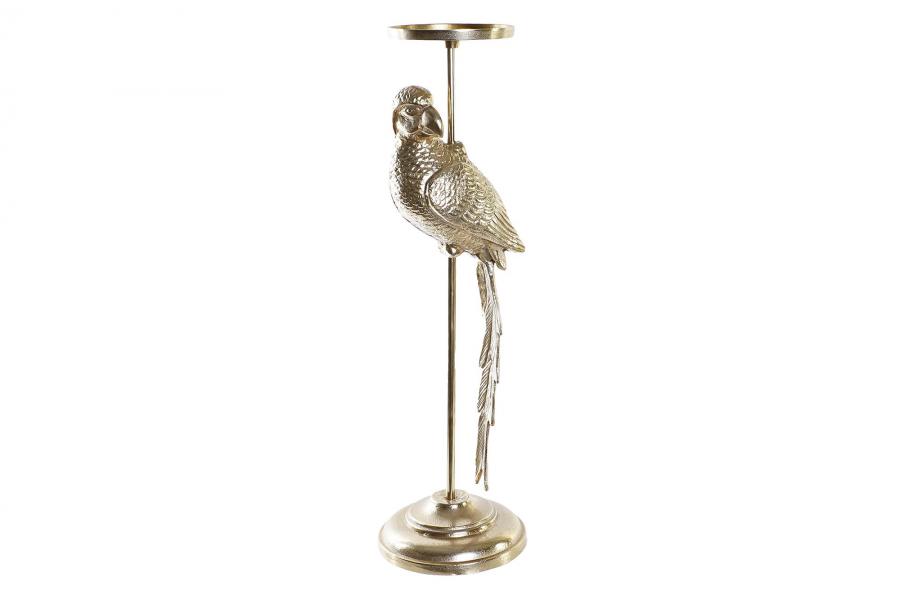 DECO AL-194102 CHANDELIER ALUMINIUM 21X21X72 PERROQUET CHAMPAGNE