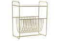 DECO MB-194912 PORTE-REVUES METAL MIROIR 76X35X83 DORE