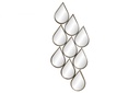 DECO ES-189394 MIROIR METAL MIROIR 40X2,5X100 LARME DORE