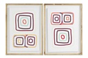 DECO CU-193207 TABLEAU TOILE PIN 50X2,8X70 BOHO 3D 2 MOD.
