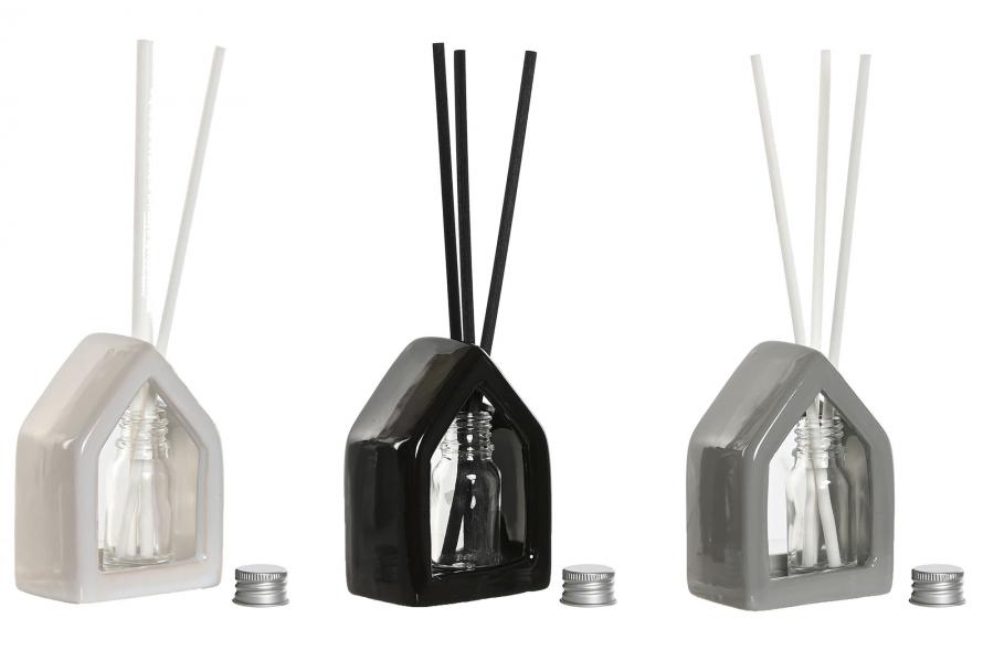 DECO DA-212631 PARFUM D'AMBIANCE MIKADO GRES 10X4X19 5 ML. MAISON 3 MOD