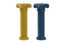 DECO VE-183191 BOUGIE CIRE 7X5X20,3 COLONNE 2 MOD.
