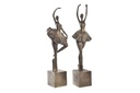 DECO FD-196870 FIGURE RESINE 14X11X46,5 DANSEUSE 2 MOD.